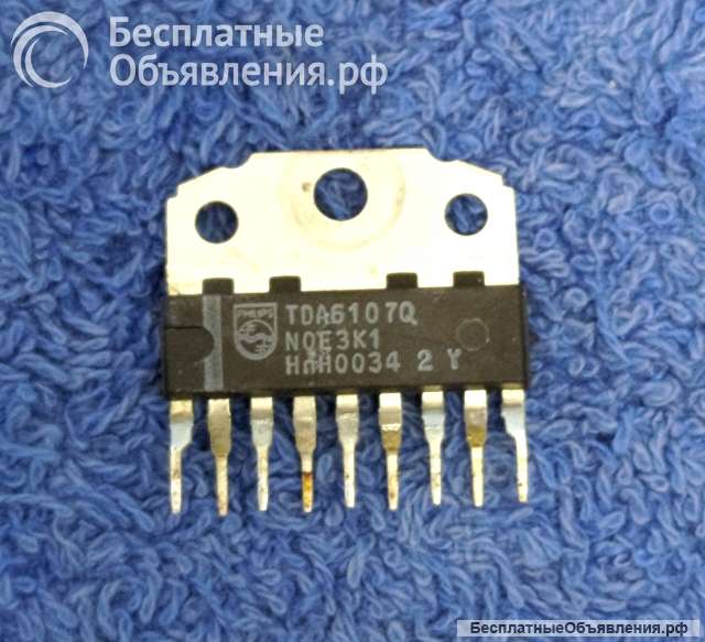 TDA6107Q, Triple video output amp оригинальная НОВАЯ и ДЕМОНТАЖ (dismantling)