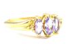 Gold ring with rare tanzanite