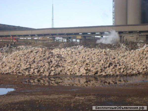 Кирпич шамотный б/у