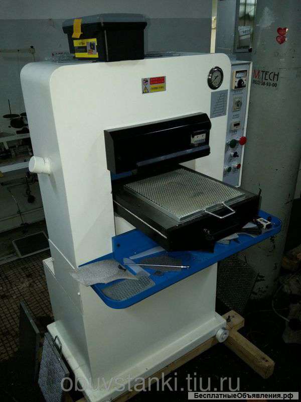 Пресс горячего тиснения и перфорации кожи усилием 80 т