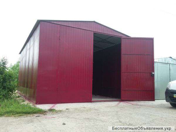 Гаражі металеві, розбірні