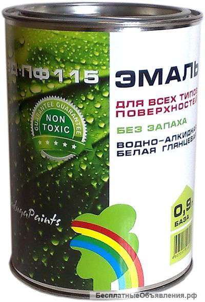 Эмаль Радуга вд-пф 115 для всех типов поверхностей Uniqum