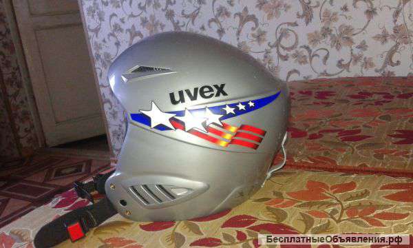 Шлем Uvex, для зимних видов спорта, можно так же использовать как вело так и мотошлем