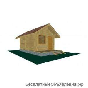Сруб бани Б-6 23 м2