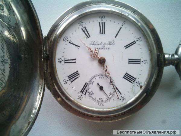 Антикварные старинные часы Брене