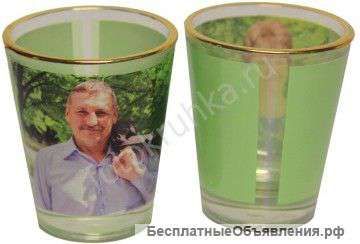 Фотопечать на рюмках