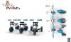 YTRIK2 Велобалансир-велосипед-трансформер Y-BIKE Evolve Trike white blue