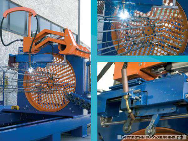 Машина для сварки цилиндрических арматурных каркасов Pilemaster II