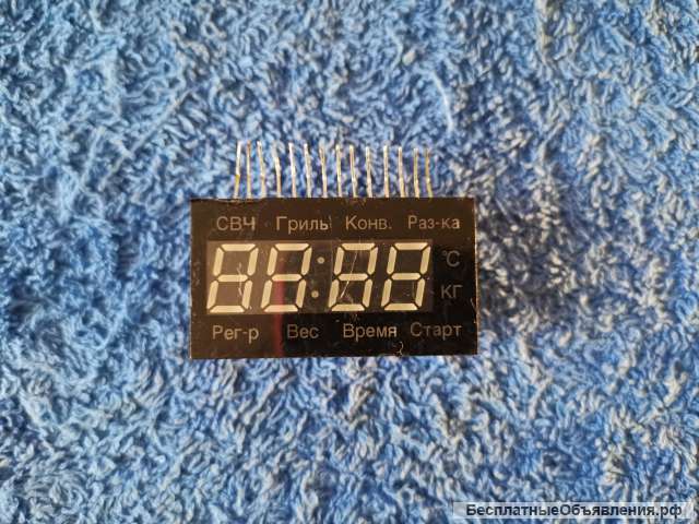 0DLZW5A018F Дисплей СВЧ-печи LG MH-6642W оригинальный