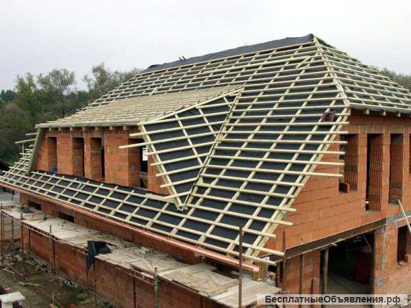 Монтаж кровли любой сложности