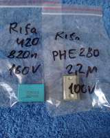Пленочные конденсаторы SIEMENS RIFA R S+M Germany оригинальные ДЕМОНТАЖ