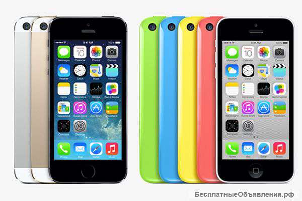 Продаю iPhone 5s,5c на 163264 Gb