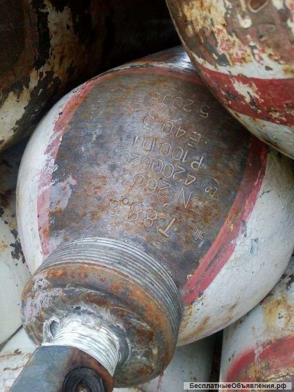 Баллоны углекислотные б/у 57 шт по 1000 руб/шт