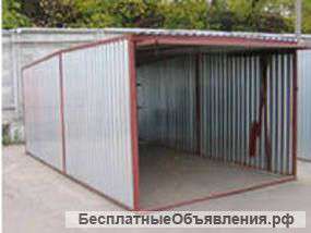 Металлический гараж Пенального типа