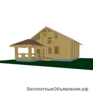 Деревянный сруб Д-8 173 м2