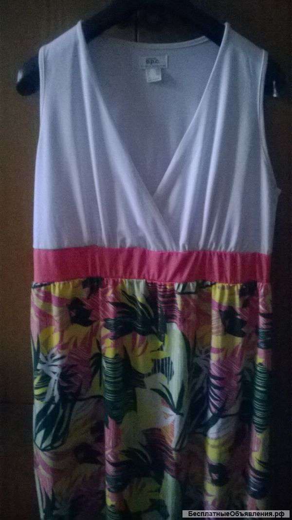 Летнее трикотажное платье