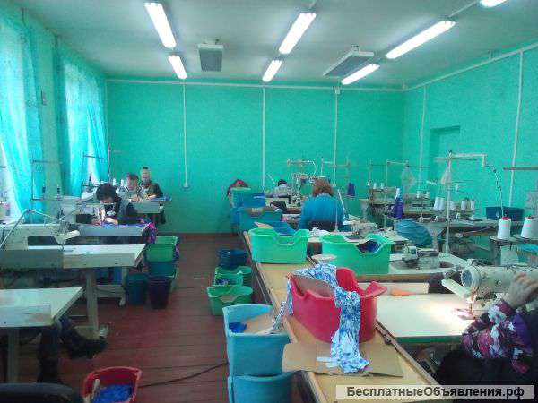 Производство швейное, в собственности здание1147 м2. Можно здание отдельно.