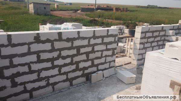 Построим газобетонный дом быстро и недорого