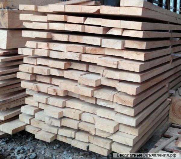 Брусок, брус, доска обрезная из массива дуба, естественной влажности