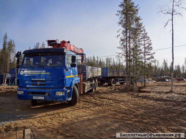 Аренда. Манипулятор Камаз