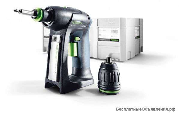 Festool Аккумуляторная дрель-шуруповёрт C 18 Li-Basic
