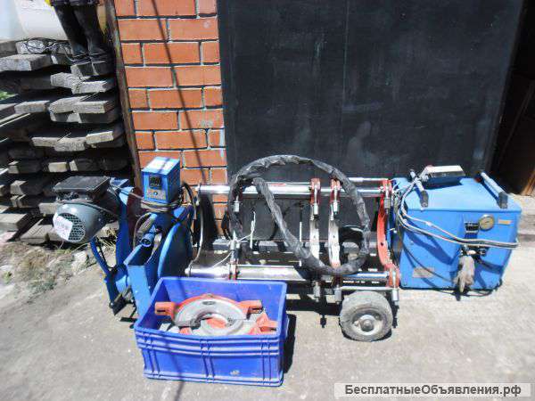 Станок для пайки пластиковых труб гидравлический