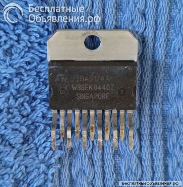 TDA8174A, MULTIWATT11, STMicroelectronics, VERTICAL DEFLECTION CIRCUIT оригинальная НОВАЯ и ДЕМОНТАЖ