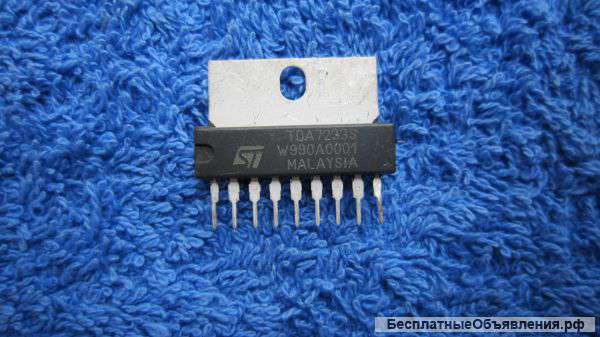 TDA7233S, SIP9, STMicroelectronics, 1W AUDIO AMPLIFIER WITH MUTE оригинальная НОВАЯ