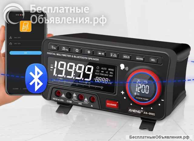 АNENG AN999S PRO (AN-999S) Настольный голосовой мультиметр Bluetooth-тестер оригинальный НОВЫЙ