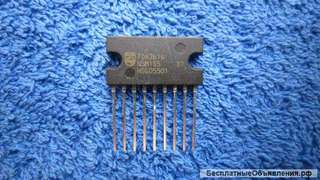 TDA2616, SIL9P, PHILIPS NXP Semiconductors, 2 x 12 W hi-fi audio power amplifier оригинальная НОВАЯ