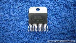 TDA7377 (TDA7377V), MULTIWATT15V, STMicroelectronics, 2 x 30WDUAL/QUAD POWER AMPL оригинальная НОВАЯ