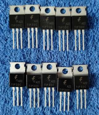 TIP30C, Fairchild Semiconductor, PNP, 30W, 100V, 1A, 3MHz, hfe40, TO-220 оригинальный НОВЫЙ