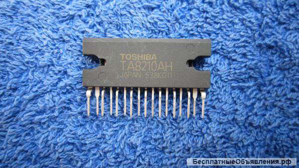 TA8210AH, HZIP17-P, Toshiba Semiconductor, 20W BTL x 2CH AUDIO POWER AMPLIFIER оригинальная НОВАЯ