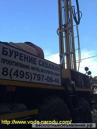 Бурение скважин, чистка и ремонт в Домодедовском районе