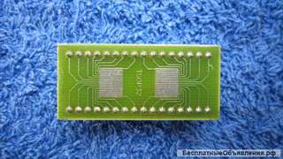 Плата переходник DIP32-TSOP32 двухсторонний Переходник для Omega-Flash оригинальный НОВЫЙ