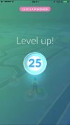 Pokemon GO 25 lvl. имя, команда не выбраны