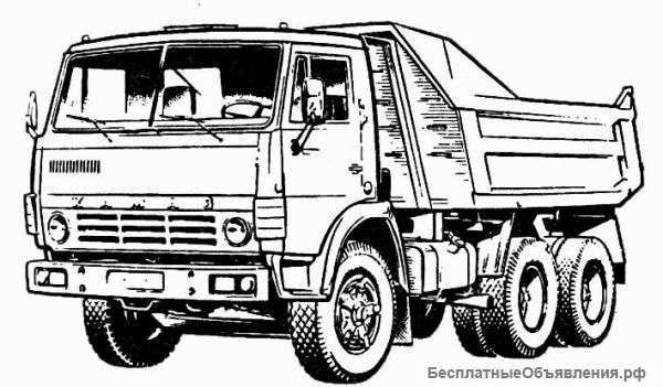 Вывоз мусора, снега автомобилями КАМАЗ. Почасовая, порейсовая работа