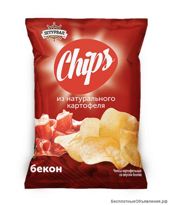 Чипсы "Штурвал", 70г (производства Россия)