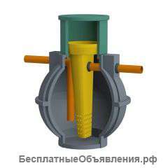 Емкость септик Шар в сборе 1100 л