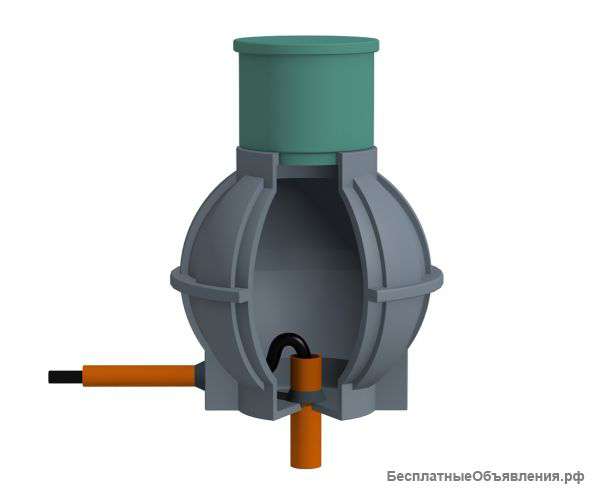 Кессон для скважина Шар 1100 л