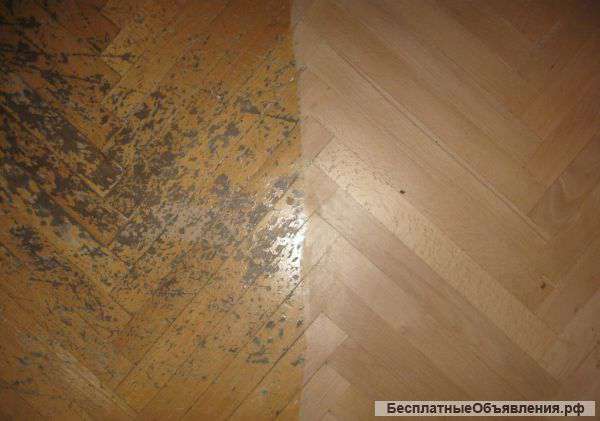 Шлифовка паркета