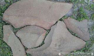 Натуральный камень песчаник Фонтанка серо-зелёная природная